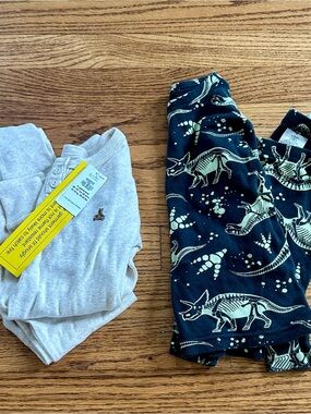 GAP Boys Dinosaur Pajama Set, and Solid Set